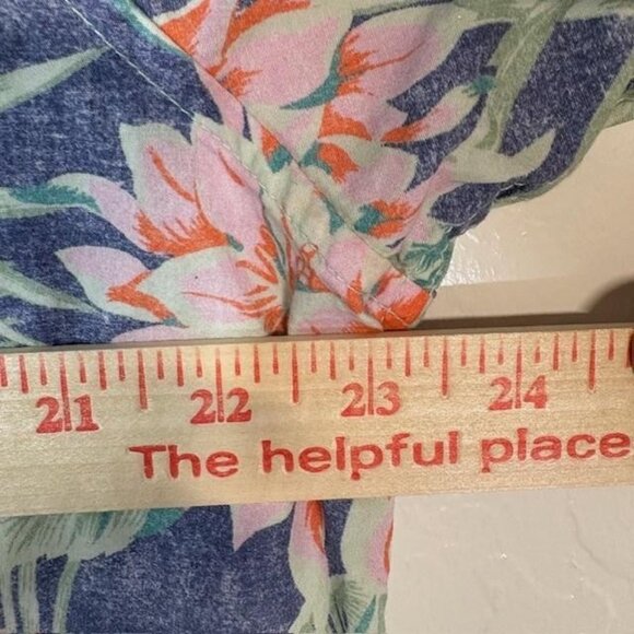 Chubbies Shirt Mens XL Friday Shirt Hawaiian Floral Short Sleeve Button Up - Picture 6 of 7